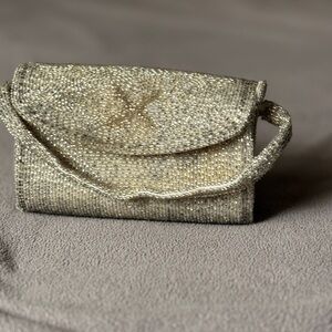 Elegant Silver Women's Clutch